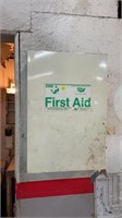 Wall mounted first aid cabinet, 15”x22”x6”