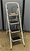 48" Folding Metal Step Ladder