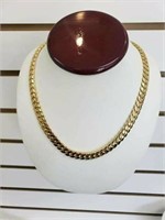 14 Kt 7MM Miami Cuban Link Solid Gold Chain 1 / 4