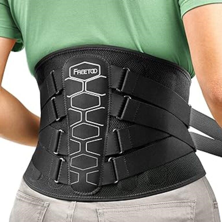FREETOO Back Support Belt for Lower Back Pain Reli