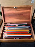 Small Lane Cedar Chest w/ Colored Pencils