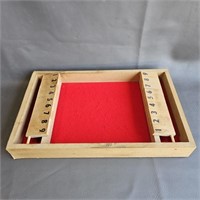 Vintage Wooden Game -No Dice