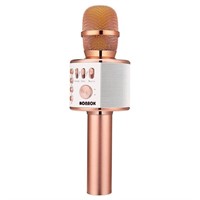 WF6235  BONAOK Karaoke Microphone Q37, Rose Gold