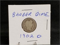 1902O Barber Dime