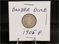 1905 Barber Dime