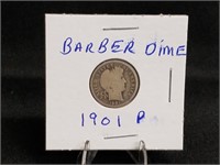 1901 Barber Dime