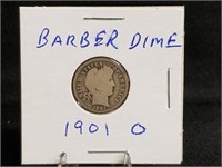 1901O Barber Dime