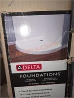 Delta Foundations 38" Round Shower Base