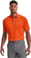 Under Armour Men's XLT Tech Golf Polo, Orange