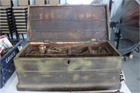 Antique Tool Box w/ Tools