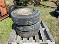 3pc Provider 215/75R17.5 Tires & Rims