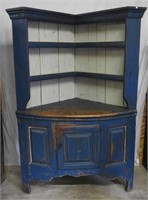 Early Scandinavian blue barrel front corner