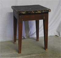 Early small Scandinavian tapered leg table