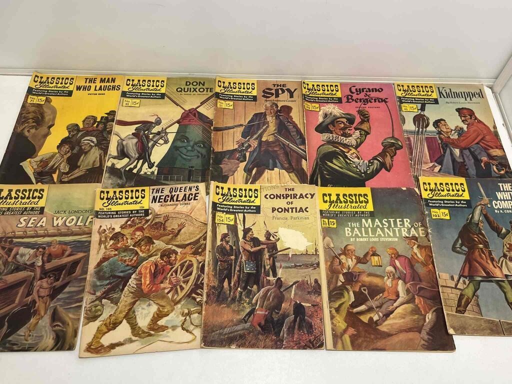 Vintage 1944-1965 Classics Illustrated Books 10
