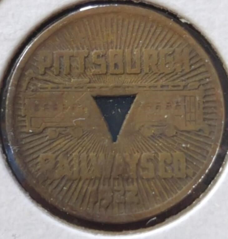 1922 Pittsburgh railroads company token
