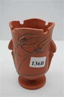 Roseville Red Teasel Vase 881-6