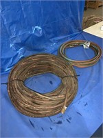 Large quantity of oxygen acetylene hoses -