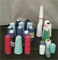 Box-14+ Rolls Of Thread, Assorted Colors