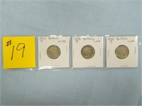 1920, 1920s, 1920D Buffalo Nickels