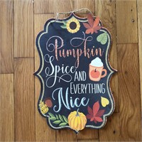 Pumpkin Spice Hanging Decorative Art