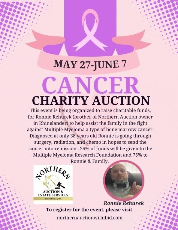Cancer Charity Auction - Multiple Myeloma