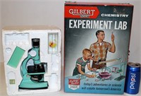 Vintage Tasco Microscope & Gilbert Chemistry Kits