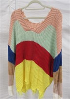 Women's Main Strip Sweater Sz. M