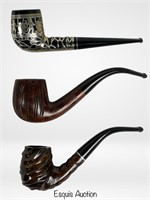 Group of Smoking Pipes- Sterling Silver Medico