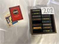 12 Atari Games 2/ Box inc. Pac-Man, Yars Revenge,