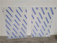 2 Proteus Polypropylene Plastic Sheets 32x48