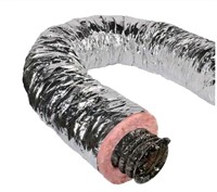 Master Flow 6 in. x 25 ft. Insulated Flexible Duct