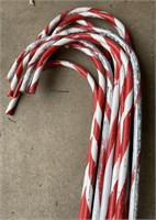Metal Decorative Candy Canes