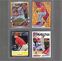 Lot of 4 Shohei Ohtani Cards