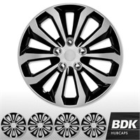 BDK (4 Pack) of Premium 16" inch Hubcap Wheel Cov
