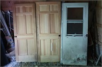 2-6 Panel Door(30x78, 32x80)damaged & Screen