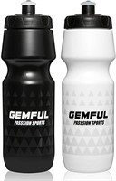 Gemful Cycling Water Bottle BPA Free, 2 Pack