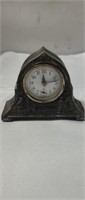Antique Silverplate Clock
