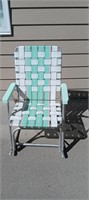 Aluminum Folding Rocking Lawn Chair