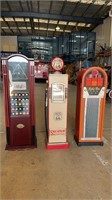 3 X MODEL CABINETS INCLUDE ROUTE 66 BOWSER,