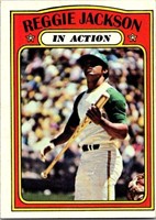 1972 Topps Baseball #436 Reggie Jackson IA