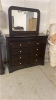 8 drawer Dresser with mirror matches lots 52 and