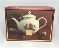 Lenox Cardinal Teapot in Original Box