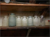 Group of antique jars-included 2 coffee jars (7)