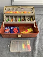 Small Tackle Box and Contents