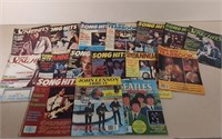 Vintage Song Hits Magazines & 2 Beatles Magazines