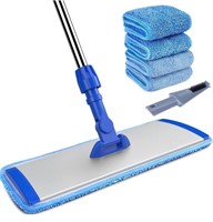 Bonpally 18" Microfiber Mop Floor Cleaning System