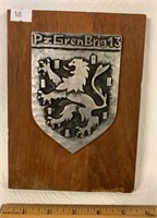 COAT OF ARMS PLAQUE