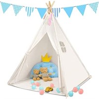 Monobeach Teepee Tent for Kids Foldable Children