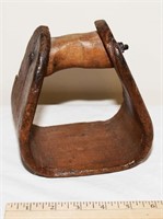 ANTIQUE WOODEN STIRRUP