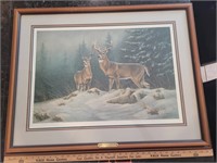 Silent Snowfall white tail deer Rosemary Millette